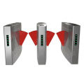 Traffic Management Access Control Flap Barrier Gate AI Smart Facial Recognition Waist Height Flap Barrier